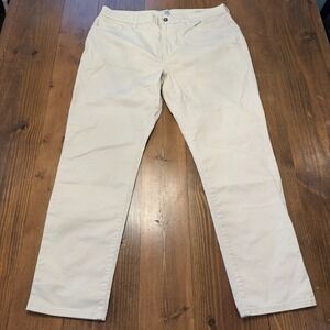 Flint and Tinder Men 365 5 Pocket Pant Cream 36x30 Athletic Tapered Huckberry